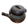 Vintage stoneware teapot from Puisaye, 1950s-60s.