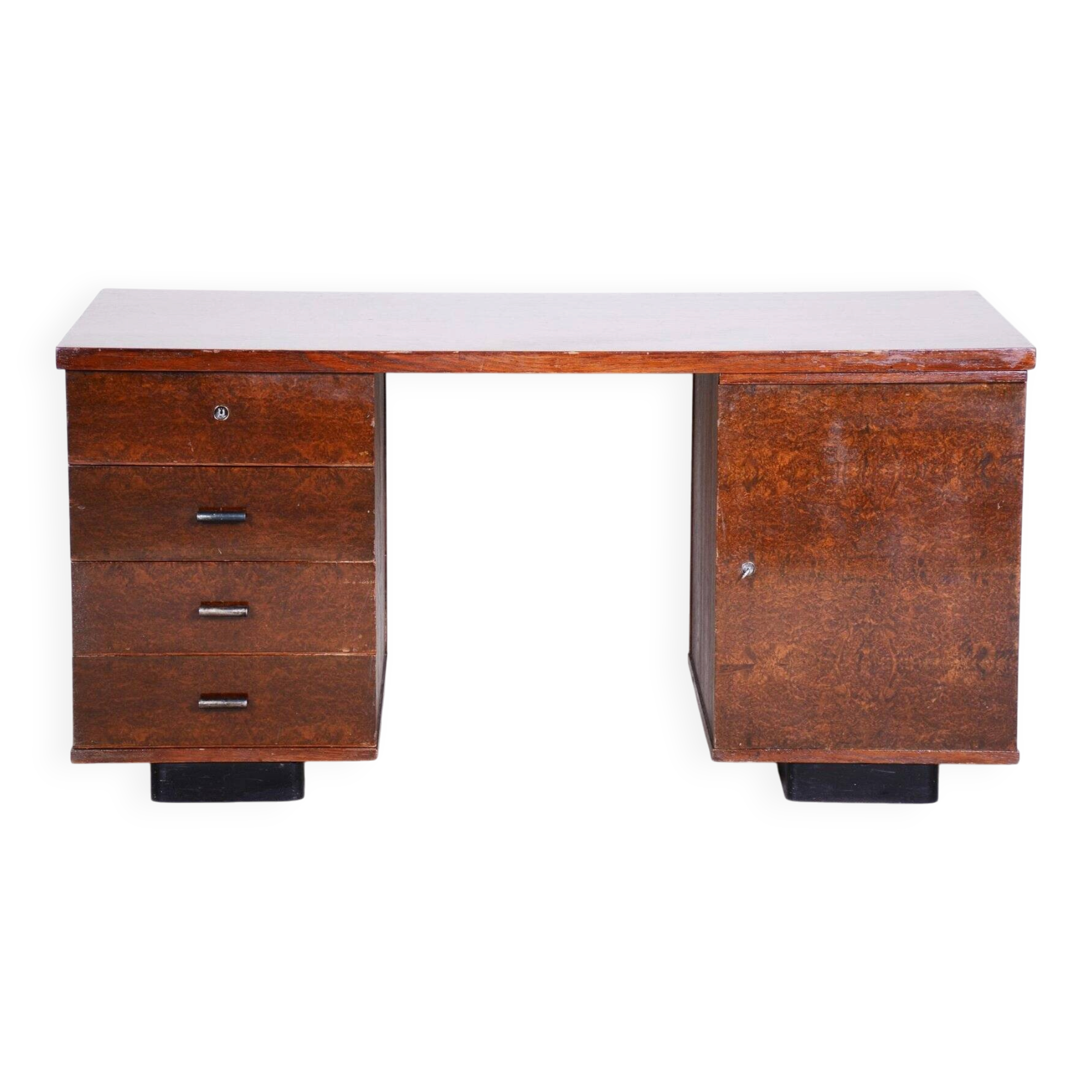 Art Deco Writing Desk by Jindřich Halabala, 1930s