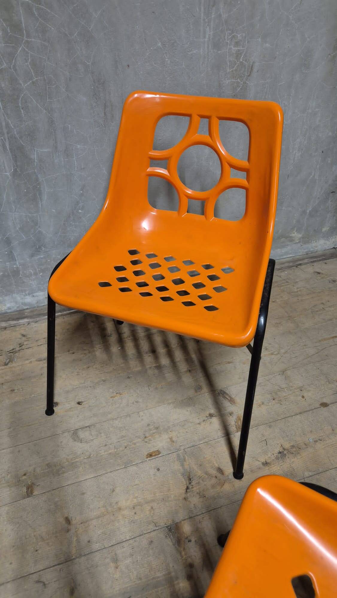 Space Age Garden Chairs, East Germany, 1970s — Set of 4