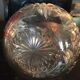 Decanter cut Crystal Baccarat mount silver metal