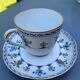 Porcelain coffee service Bernardaud model Chateaubriand Limoges