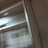 Library Showcase ivory color and anodized aluminum matt gold