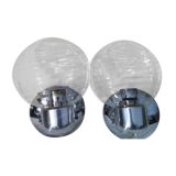 Pair of Fabbian 70s oriantable wall sconces