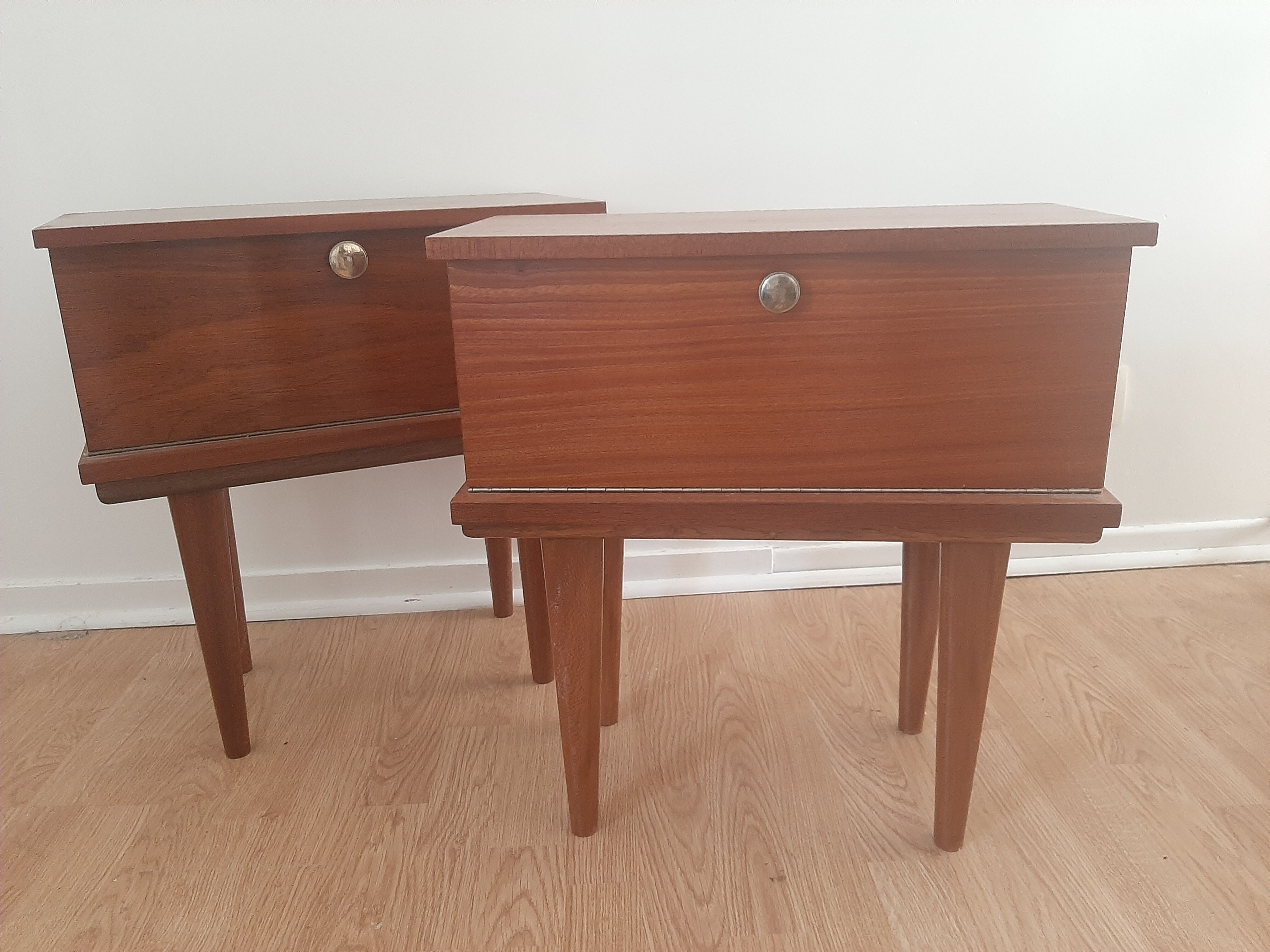 Pair of vintage bedside tables