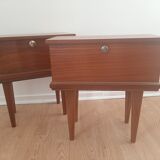 Pair of vintage bedside tables