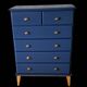 Commode blue ganne