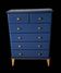 Commode bleu ganne