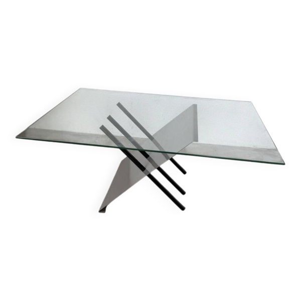 Table basse Memphis années 80