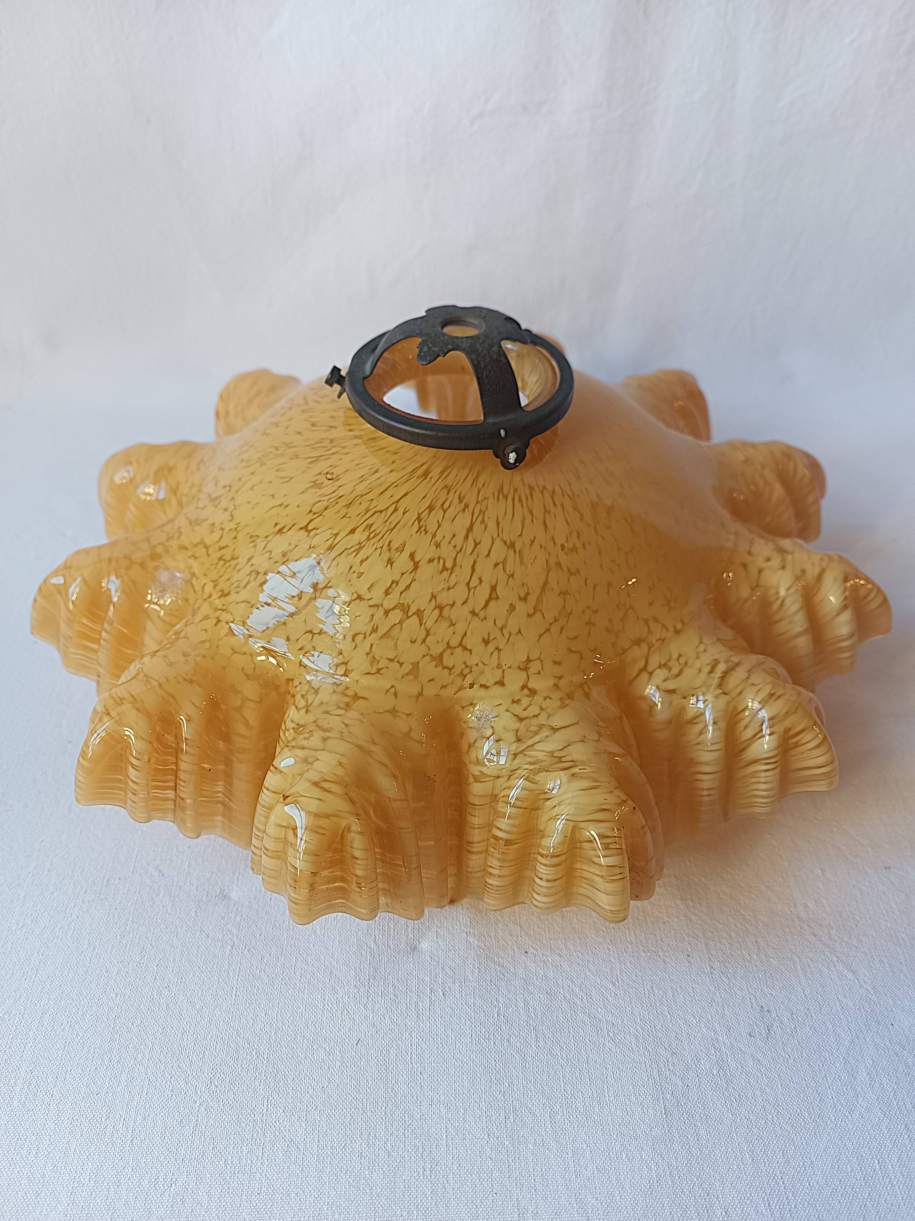 Old abat-jour clichy chandelier rises and lowers claw suspension