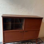 Meuble bar scandinave en teck année 60