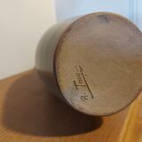 Large vase enamelled vase design Roger Jacques (40 cm )