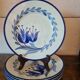 Dessert plates Faiencerie de Gien Model CHANTECLERC