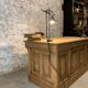 Former oak desk of the BNF