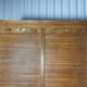 Solid oak notary double curtain filing cabinet 1900