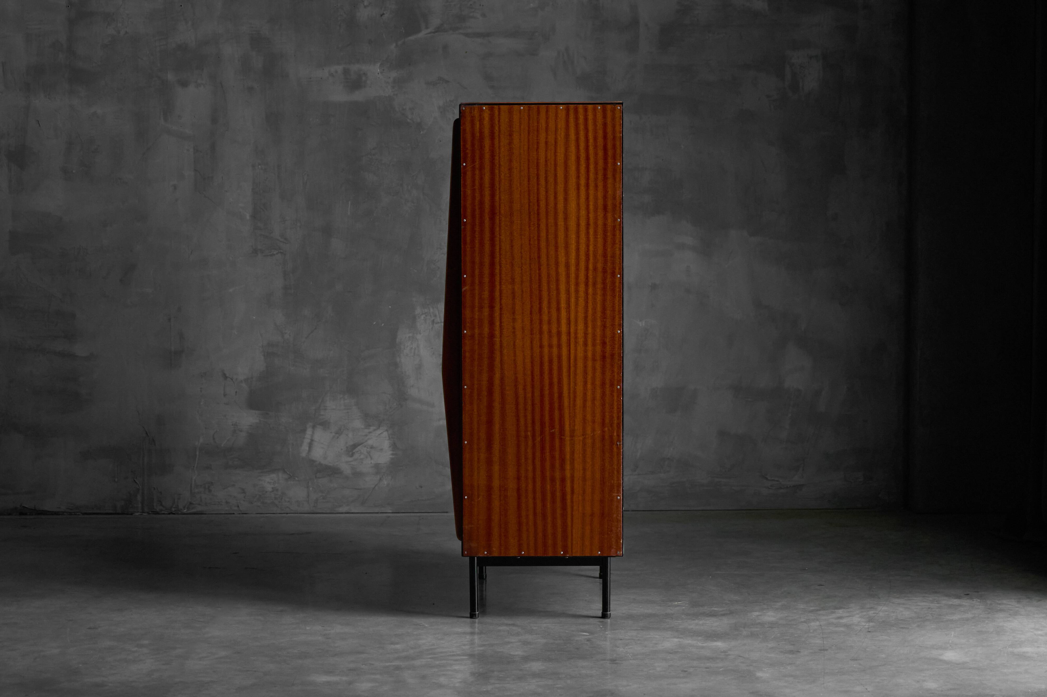 Modernist wardrobes by Willy Van Der Meeren for Tubax, Belgium, 1950s