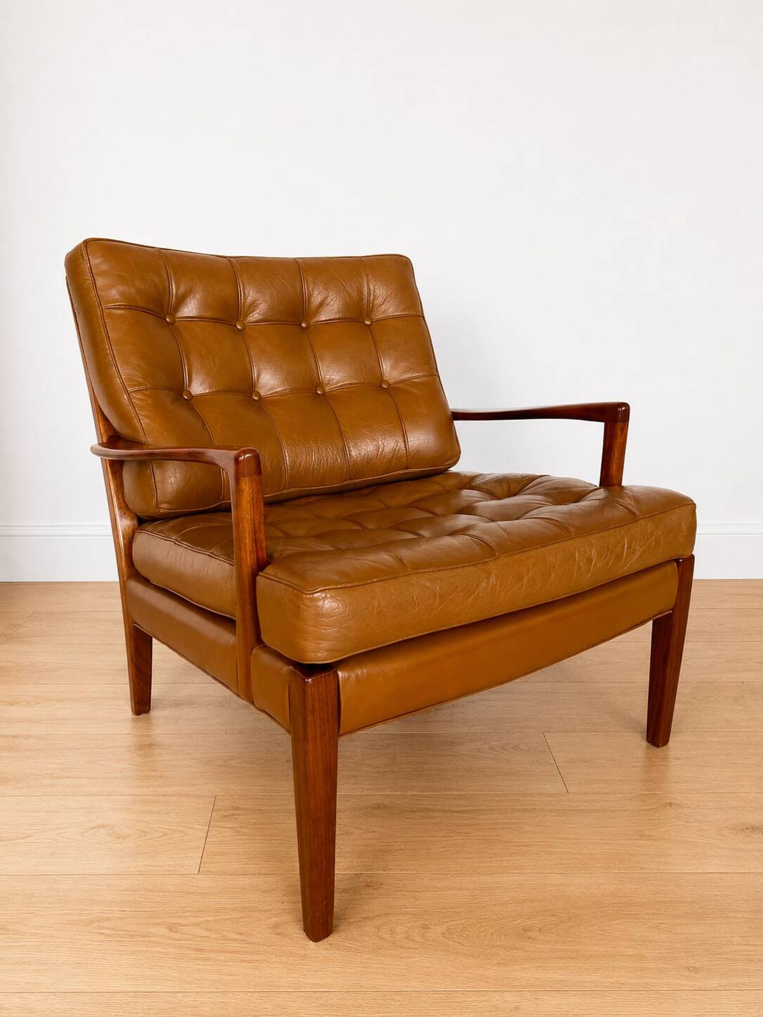Fauteuil Arne Norell modèle “Löven”, années 1960.