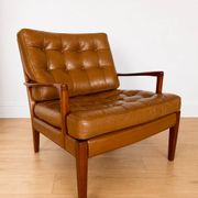 Fauteuil Arne Norell modèle “Löven”, années 1960.