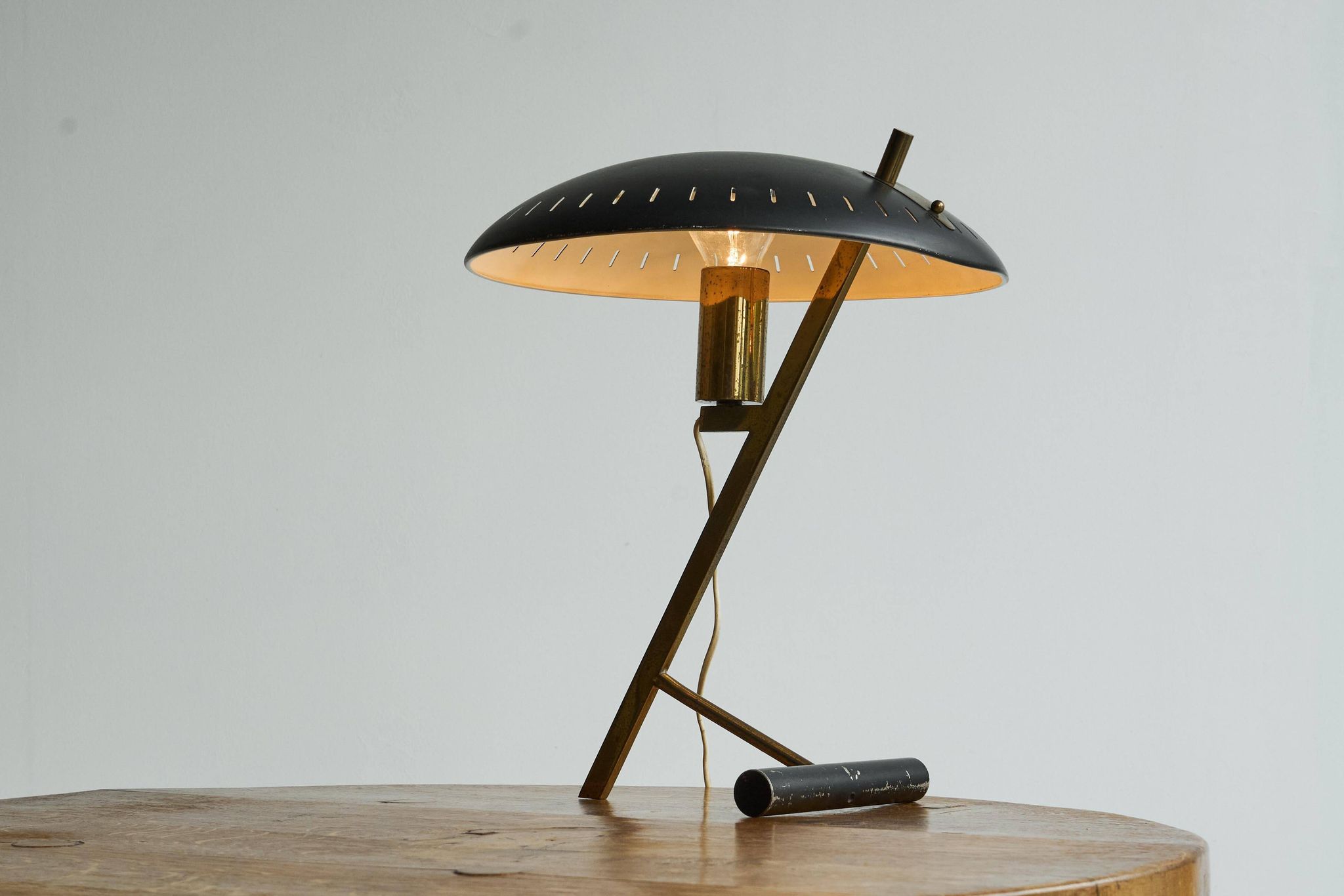 Louis Kalff prototype lampe de table 1950