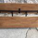 Banc ou pupitre enfant 3 places - mobilier scolaire vintage 1950