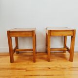 Pair of vintage Scandinavian style sofa ends
