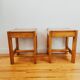 Pair of vintage Scandinavian style sofa ends