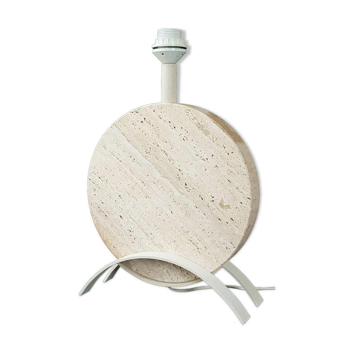 Vintage travertine lamp 1970