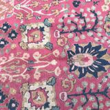 Tapis ancien français janus motif agra  196x296 cm