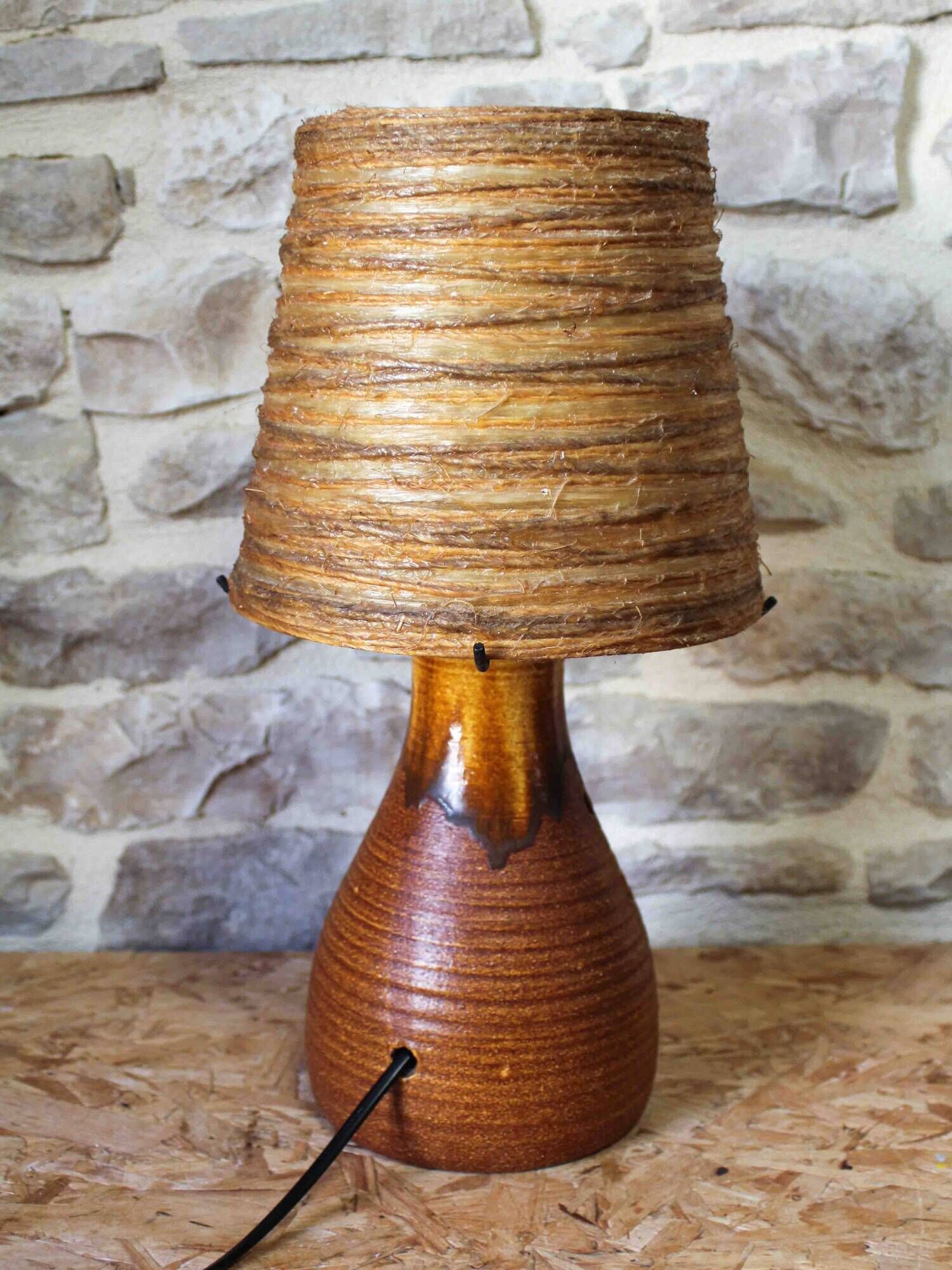 Ceramic and resin lamp - Accolay
