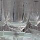 Verres en cristal gravés