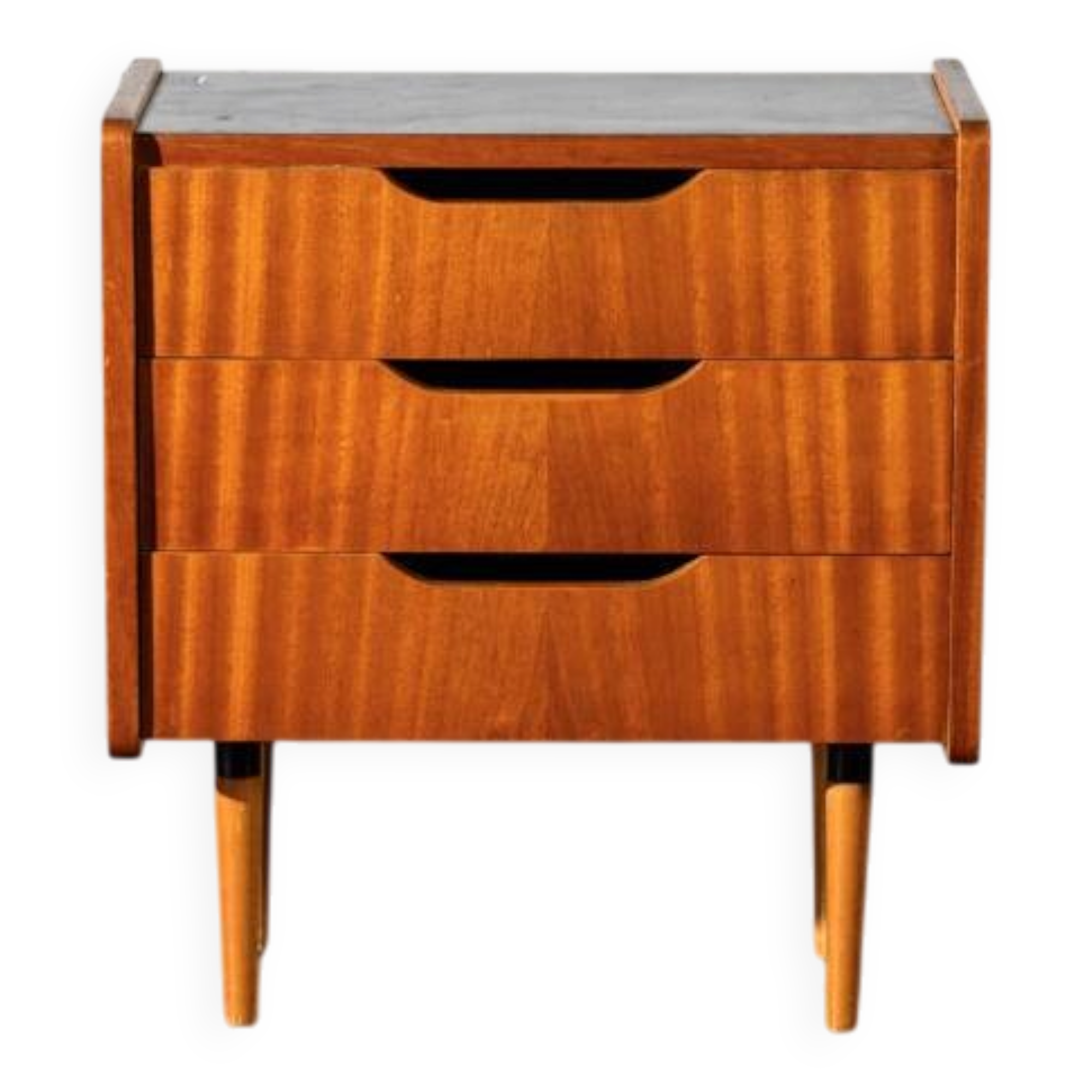 Bedside table with 3 drawers
