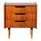 Bedside table with 3 drawers