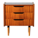 Bedside table with 3 drawers