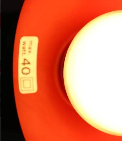 Nuova Veneta Lumi red table/wall lamp vintage