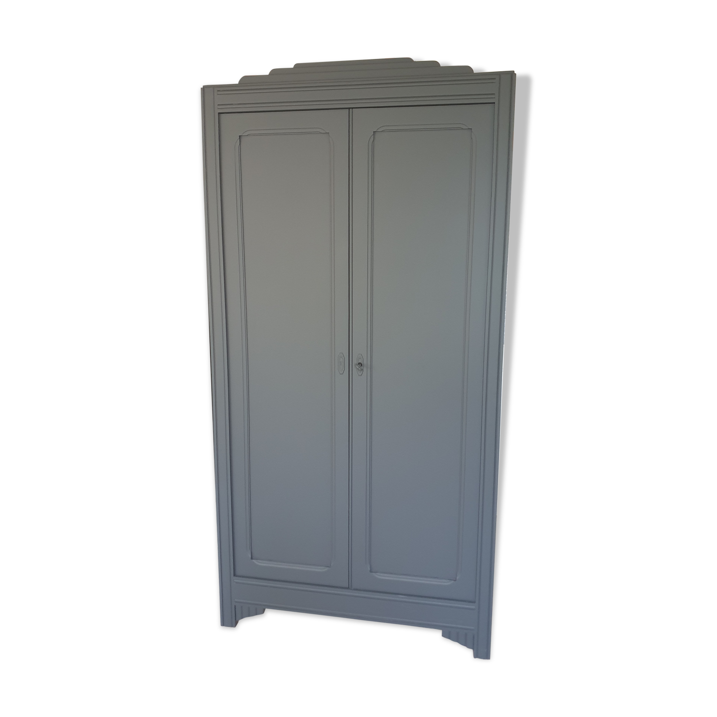 Art Deco grey wardrobe