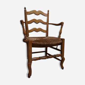 Fauteuil Provence avec siège en osier