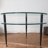 Glass coffee table