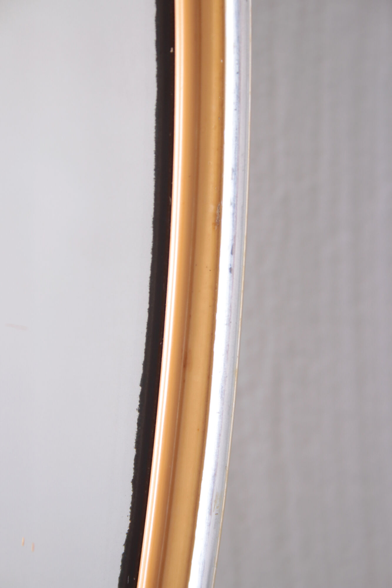 Retro mirror with gold 1960s