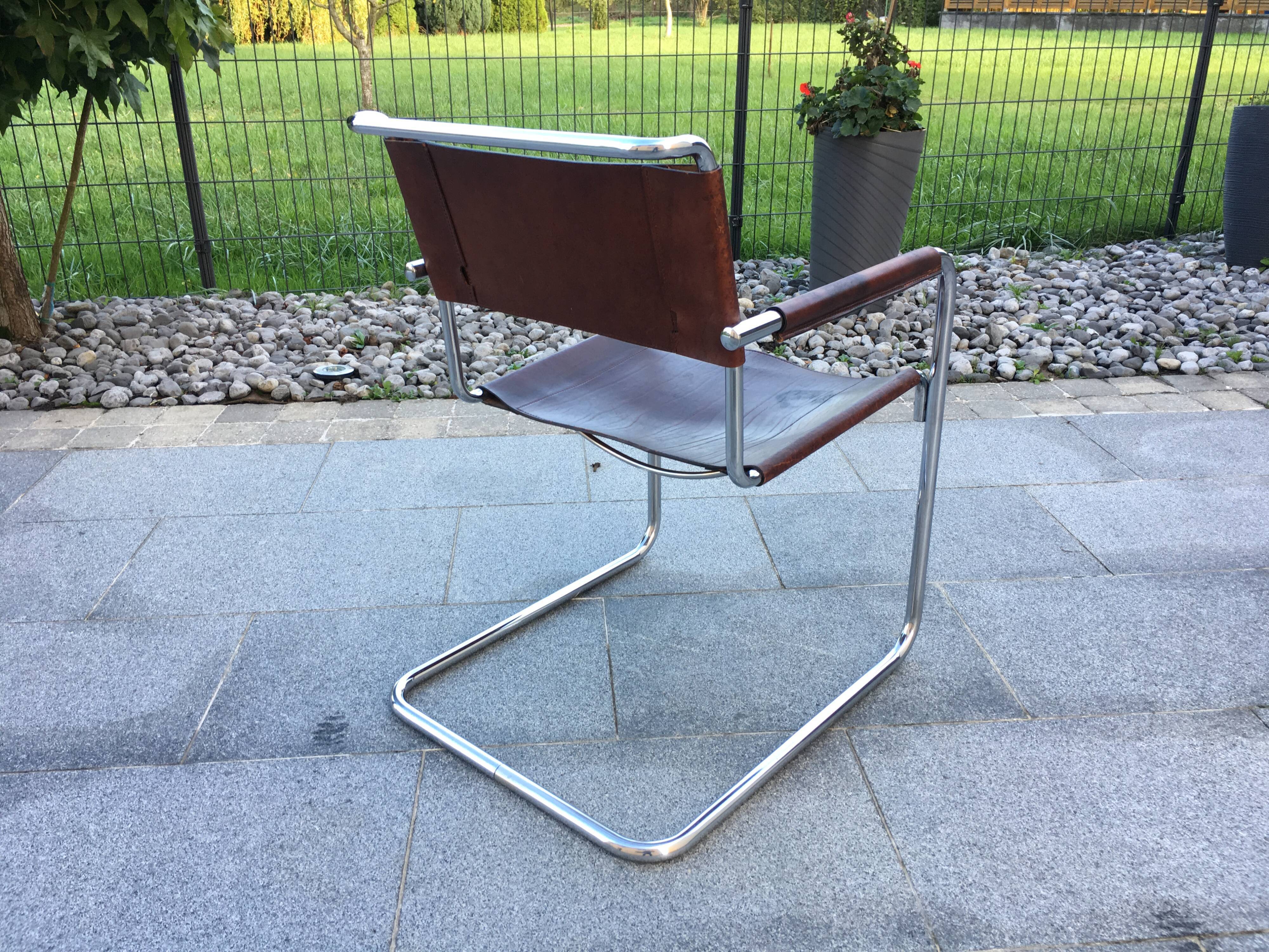 Mart Stam cantilever model s34 armchair 1970
