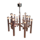 Lustre géométrique en métal chromé, Massive, 1970