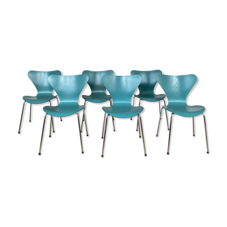 6 chairs by Arne Jacobsen for fritz hansen