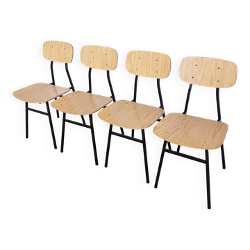 Mid-Century Modern School Chairs - STOL Kamnik - Set of 4