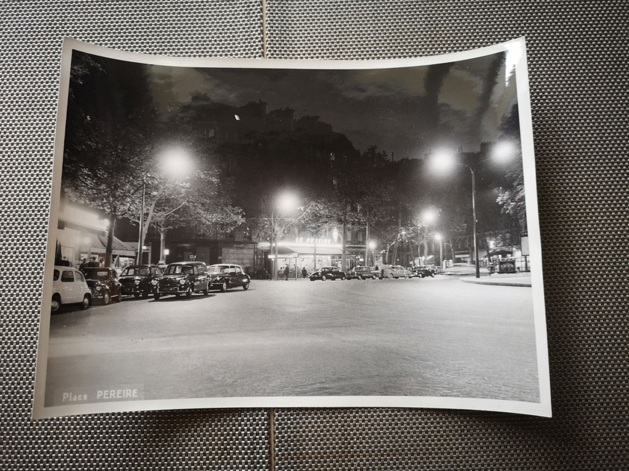 Photograph 18x24cm - Black and white silver print - Paris - Place Pereire - 1950s-1960s
