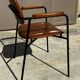 Eugen Schmidt armchair, Coraline cognac model for Airborn 1960.