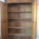 Cabinet 1900 in walnut and walnut bramble veneer