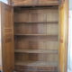 Cabinet 1900 in walnut and walnut bramble veneer
