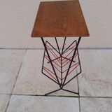 Table d appoint porte revue scoubidou vintage