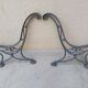 Pair of cast iron bench legs