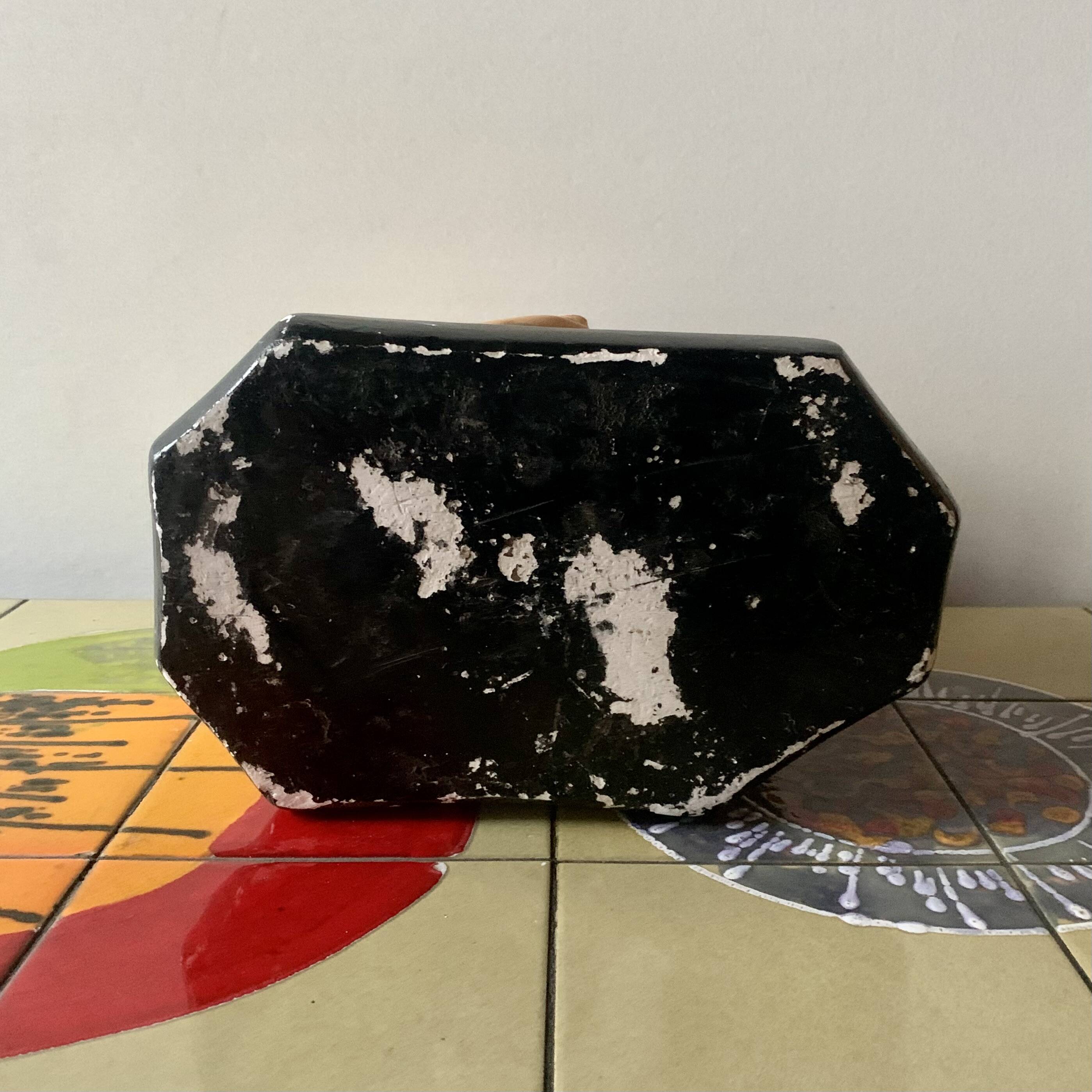 Old plaster bust of Saint Thérèse of Lisieux