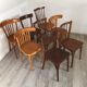 Ensemble de 8 chaises bistrot dépareillées
