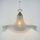 Suspended glass chandelier from Murano, Italy, 1970s.